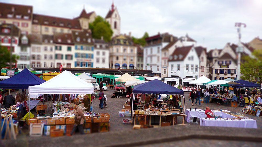 Die Altstadt von Basel