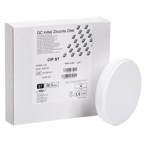 GC Initial Zirconia Disk ST CAD/CAM-Rohling ø 98,5 x 12 mm