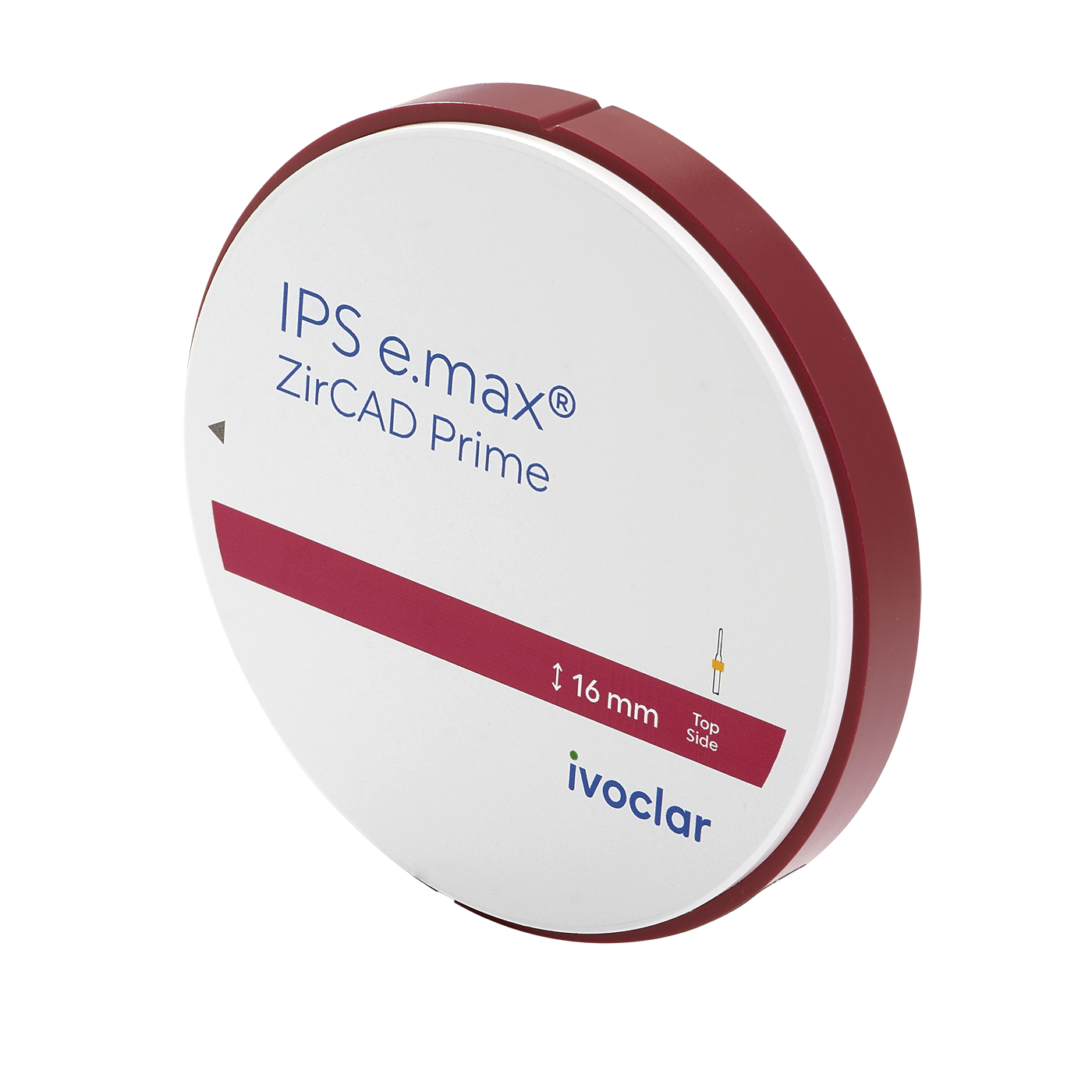 Ivoclar IPS e.max ZirCAD Prime CAD/CAM blank, ø 98,5 x 16 mm, A1