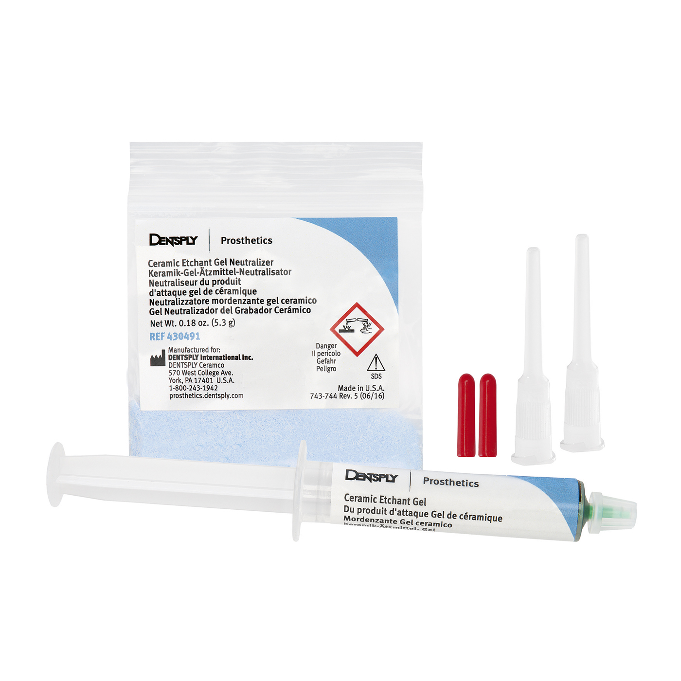 Dentsply Sirona Ceramic Etchant Gel & Neutralizer