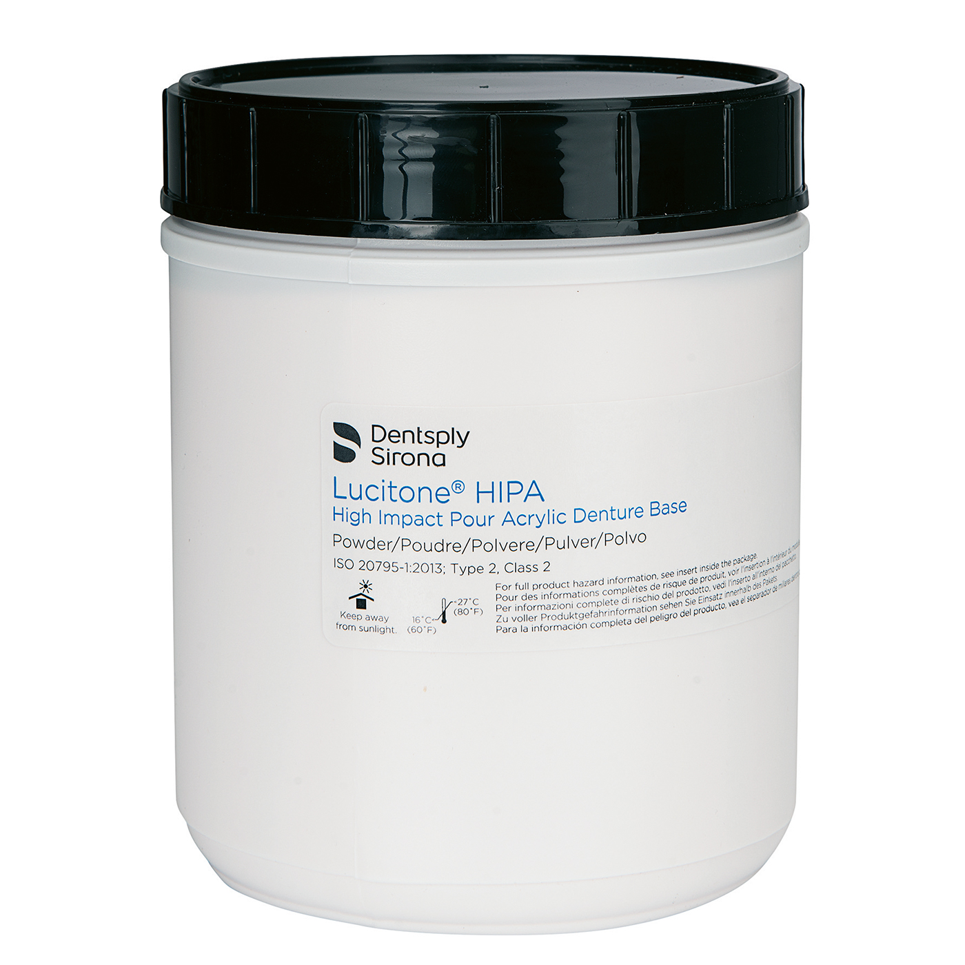 Dentsply Sirona Lucitone HIPA Denture Resin, Powder, Pink