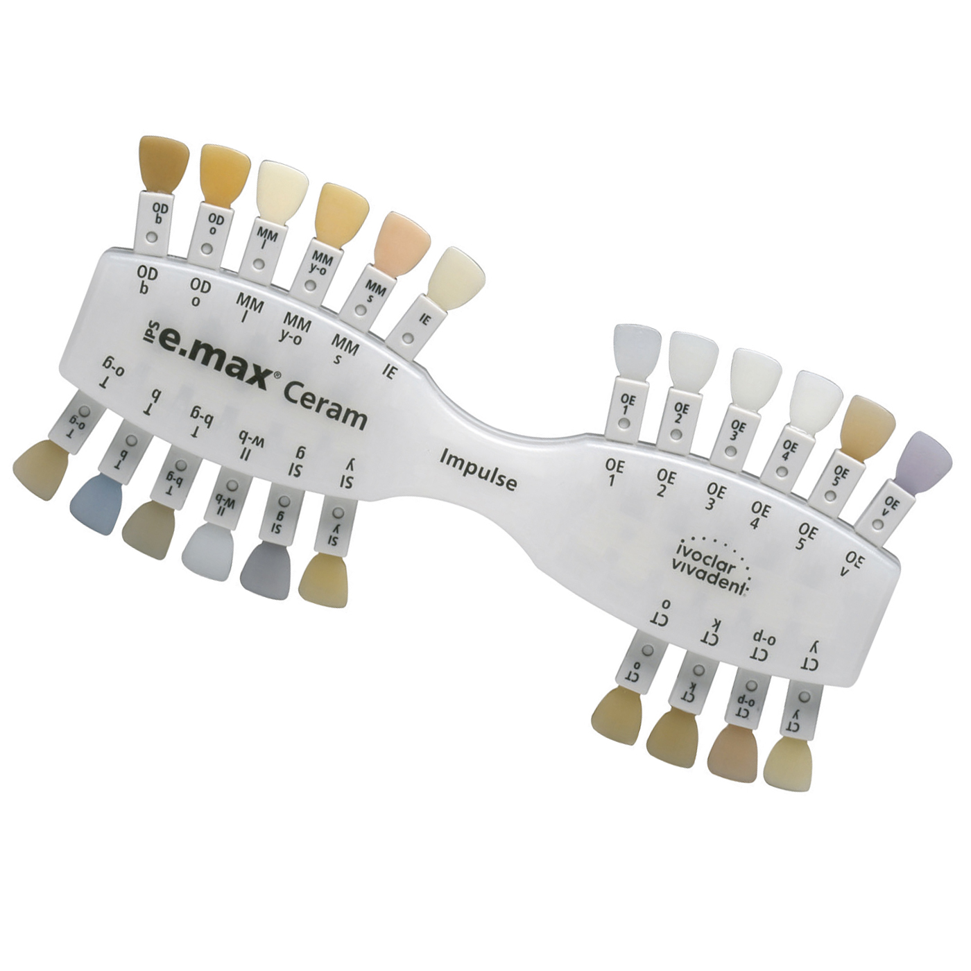 Ivoclar IPS e.max Ceram Impulse Shade Guide