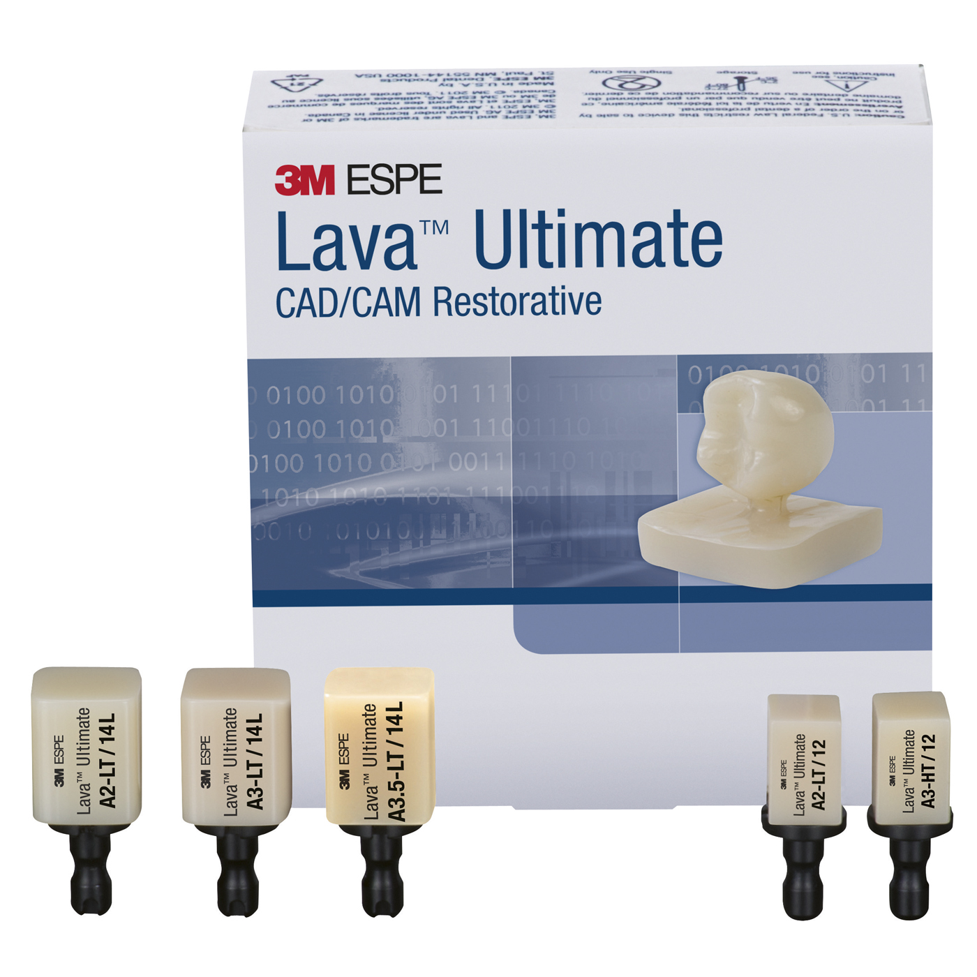 Solventum Lava Ultimate - bloques para CAD/CAM trial kit
