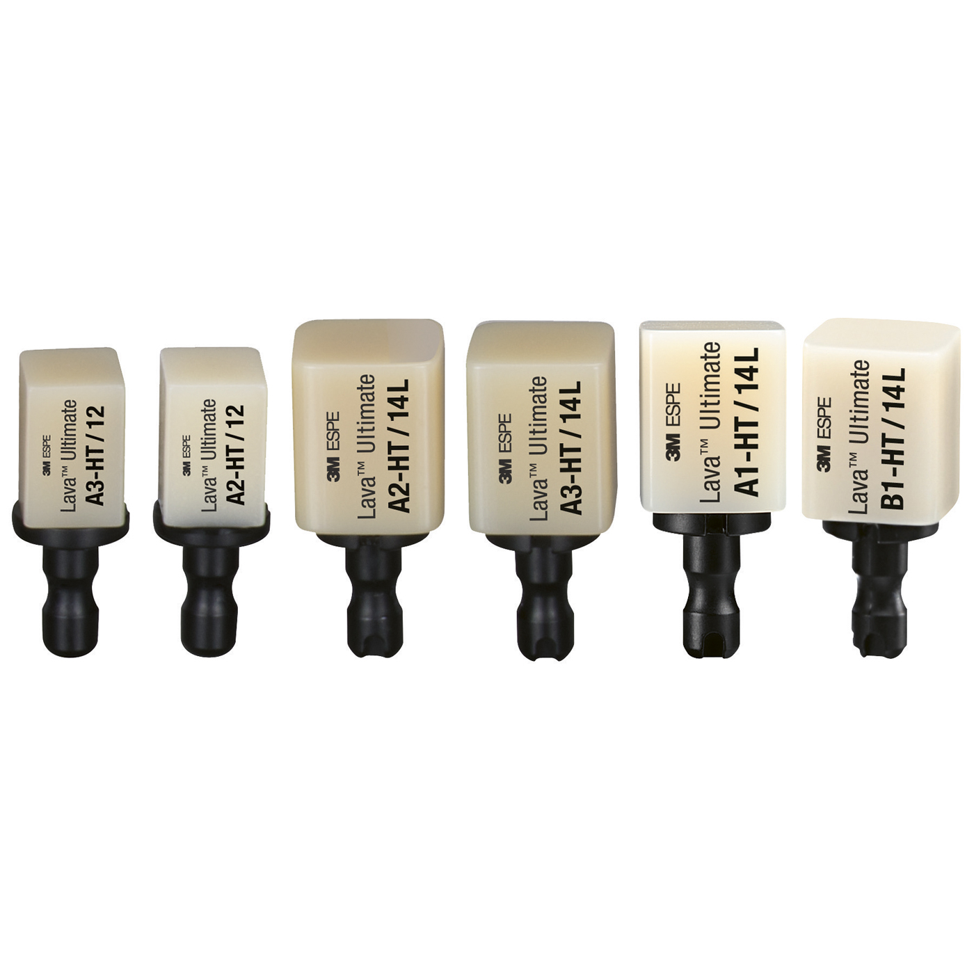 Solventum Lava Ultimate HT CAD/CAM-blokken, I 12, A1-HT