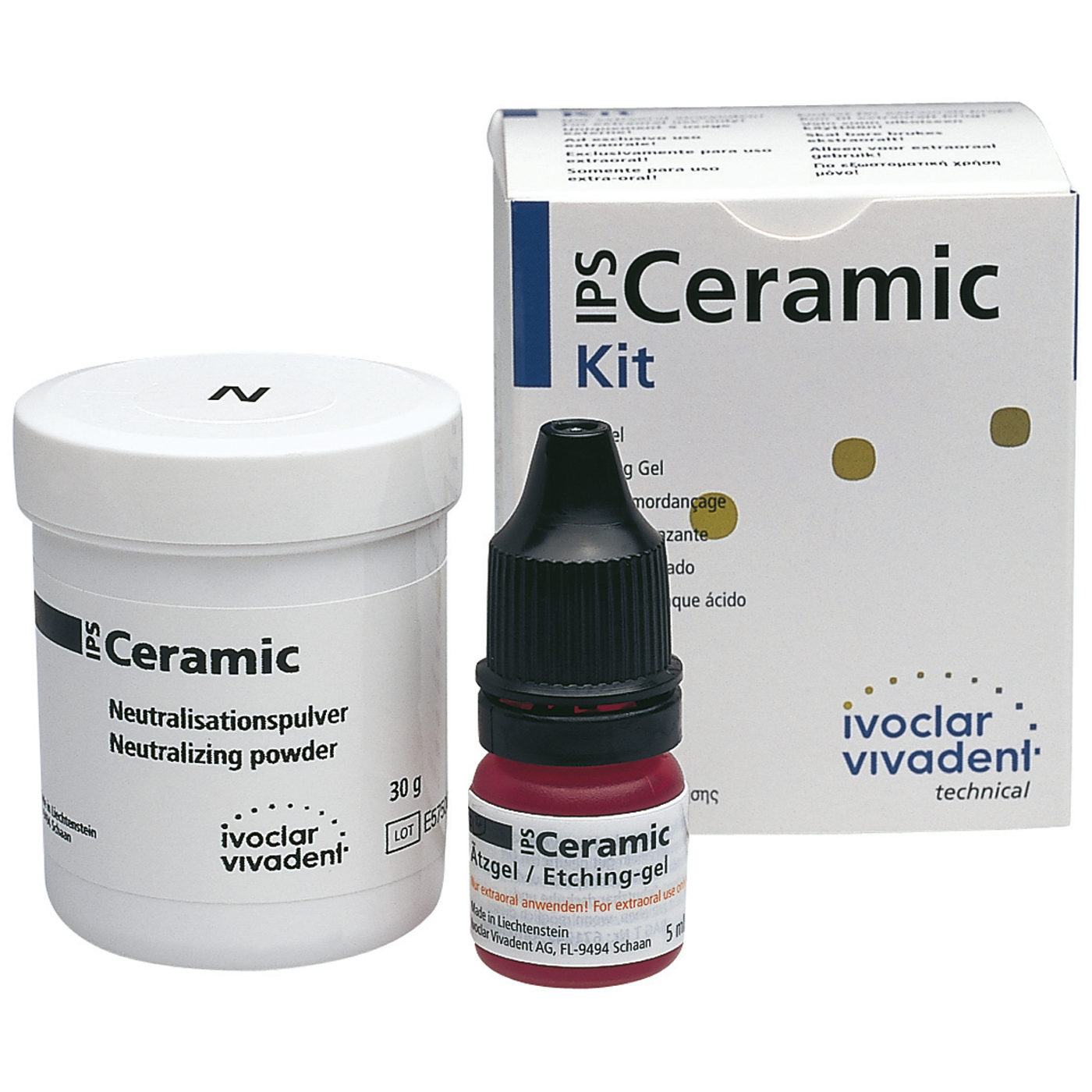 Ivoclar IPS Ceramic Kit Etching Gel and Neutralisation Powder
