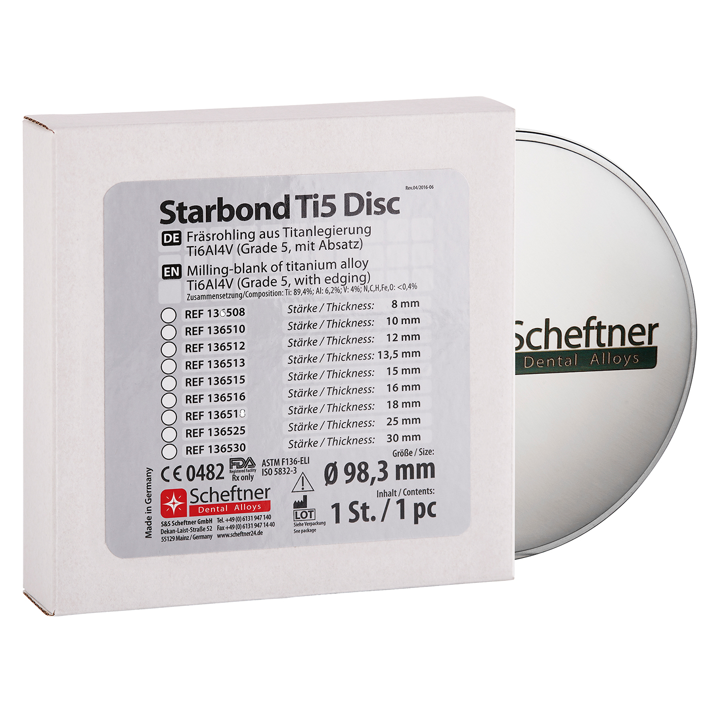 CAD/CAM | CAD/CAM blanks, metal