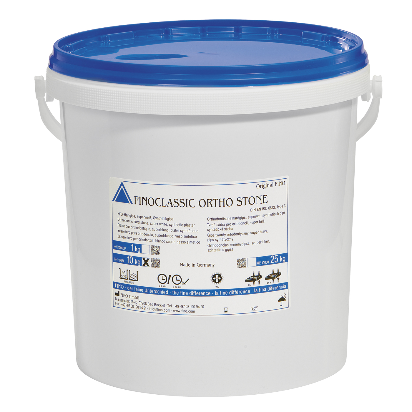 FINOCLASSIC ORTHO STONE orthodontic hard stone, super white