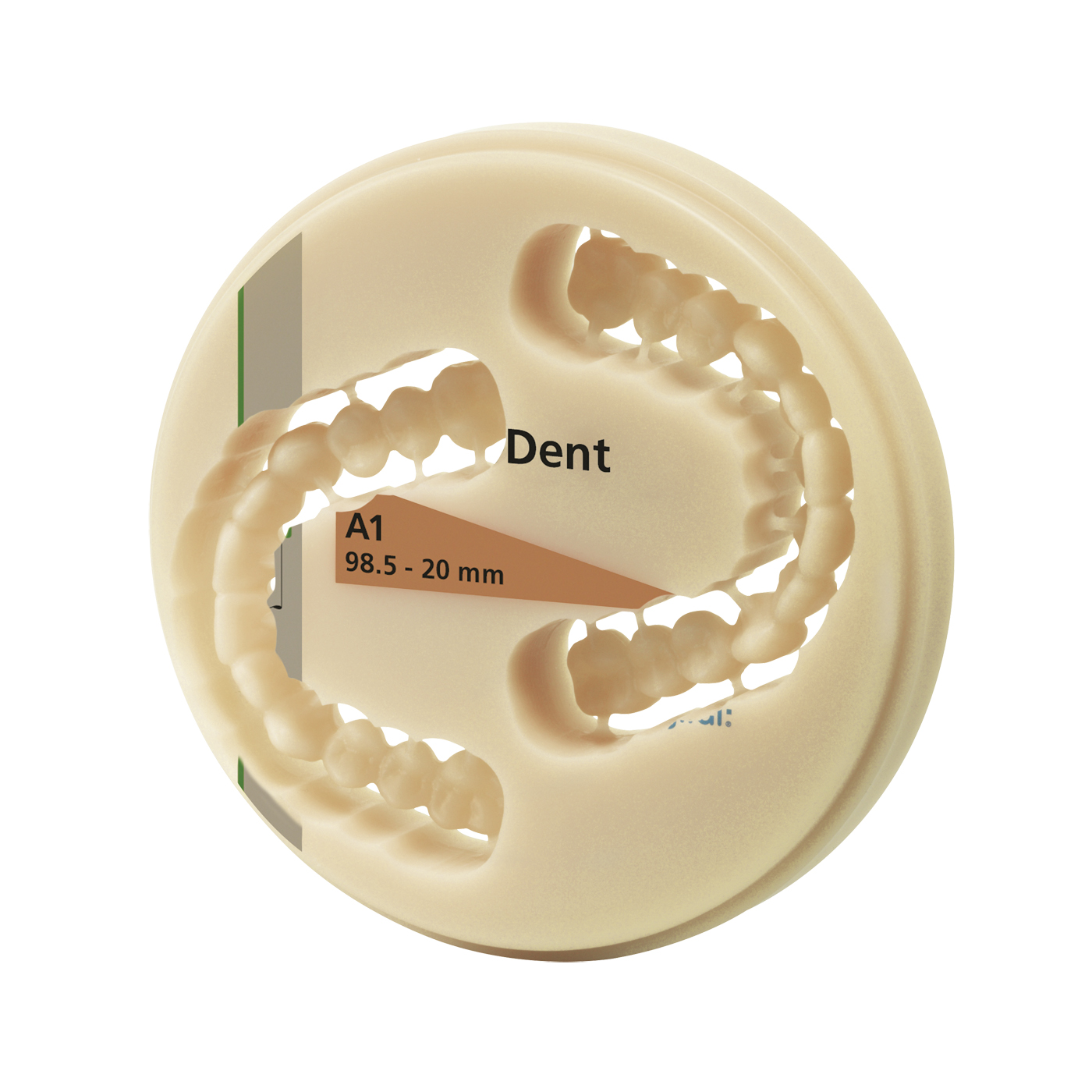 Ivoclar Ivotion Dent CAD/CAM blank, ø 98,5 x 20 mm, A1