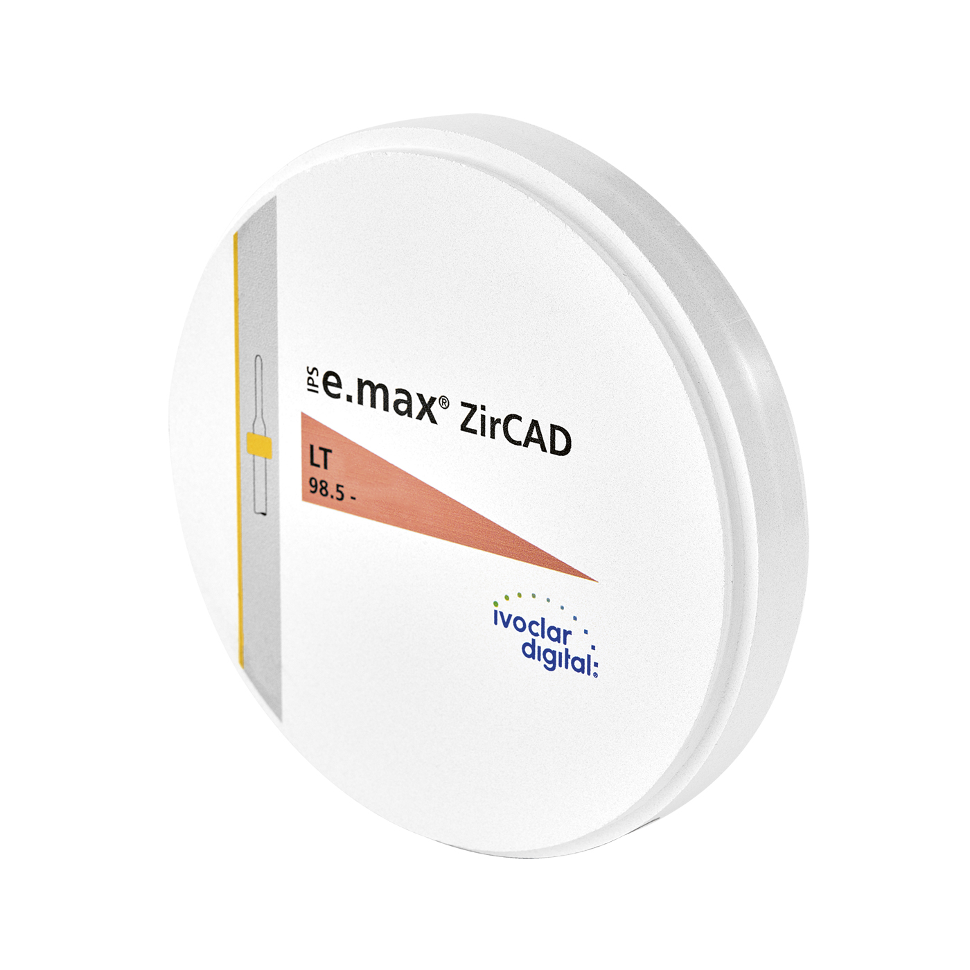 Ivoclar IPS e.max ZirCAD LT CAD/CAM-Rohling, ø 98,5 x 20 mm, A3