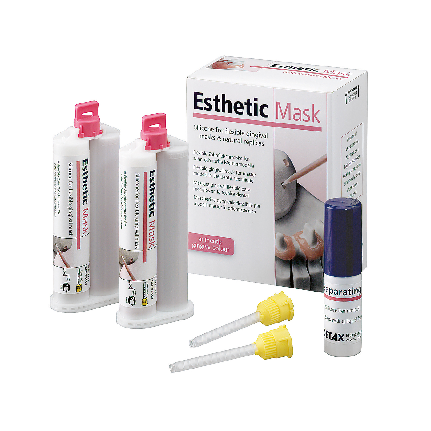 Detax Esthetic Mask Gingival Mask Material Cartridge Pack