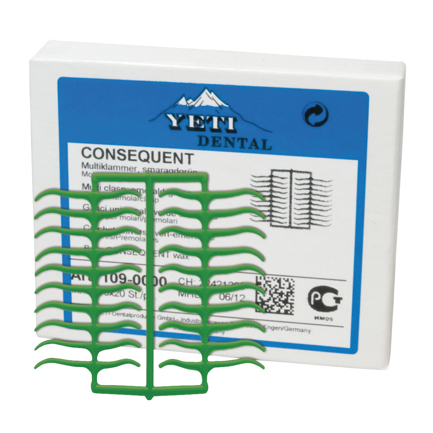 Yeti Consequent MultiClasps, Emerald Green