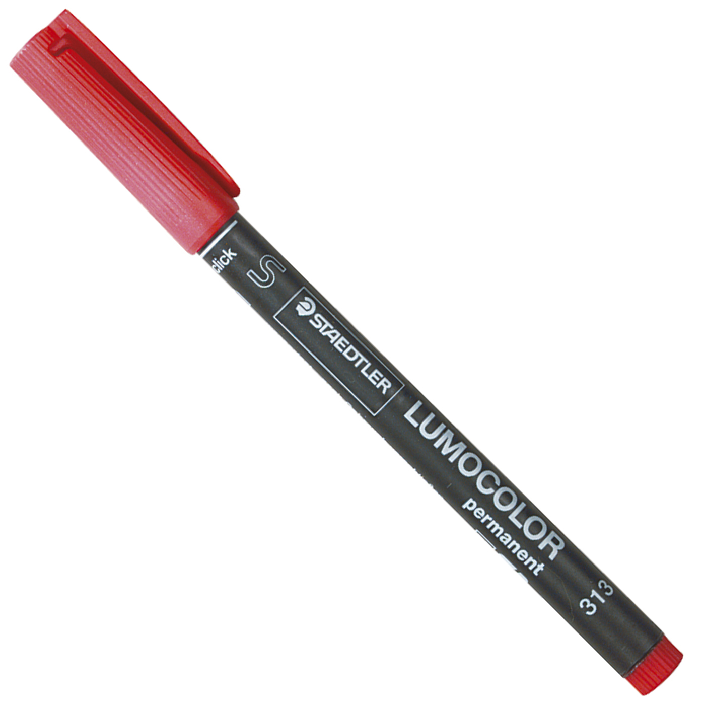 Staedtler Mars Lumocolor permanent pen 313 Marker, Superfine, Red