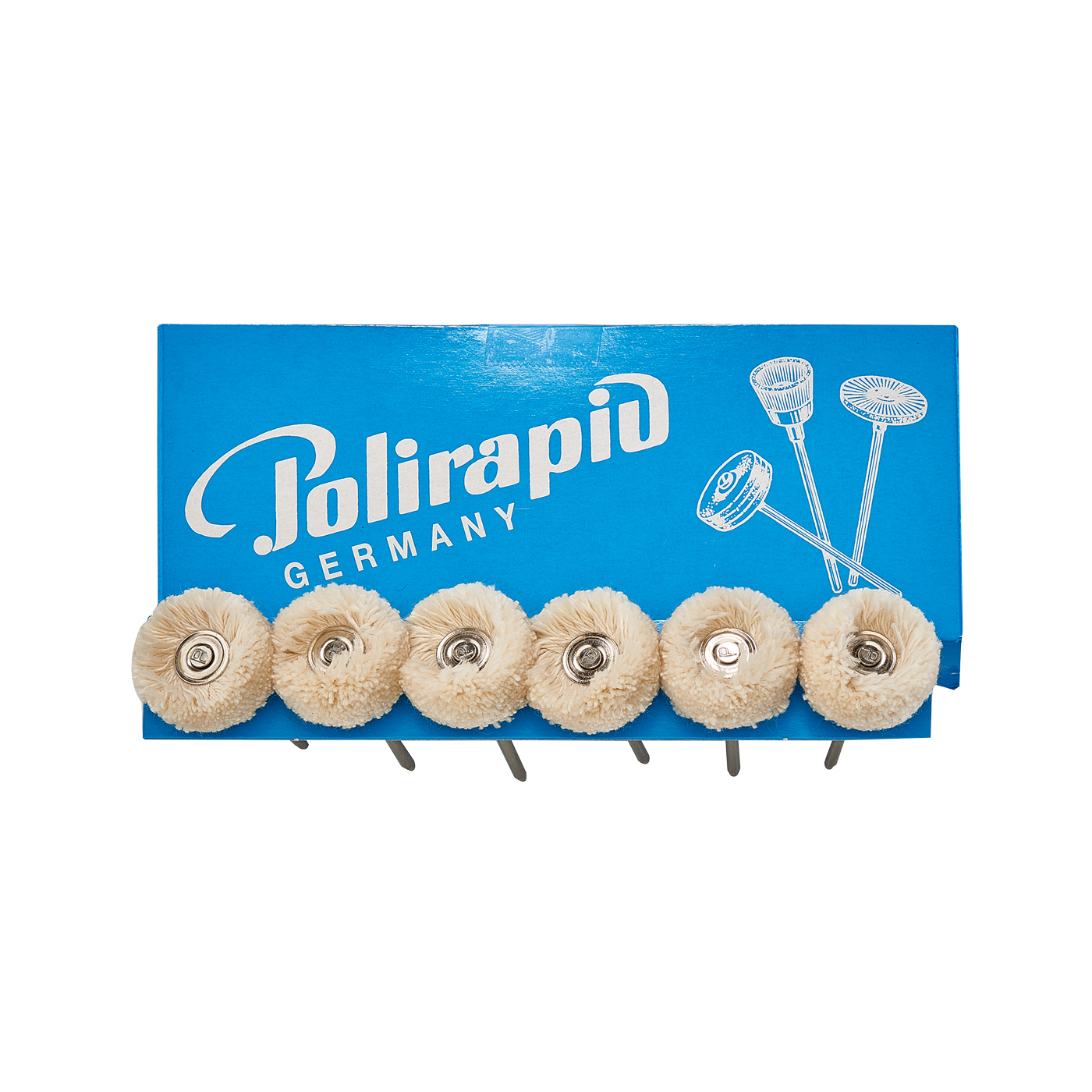 Roue De Polissage Coton Naturel Merard N°TP - Diamètre 100 Mm, épaisseur 40 Plis (10 Mm) - Pour Polissage Fin Et Qualité Supérieure - Très Douce - 8