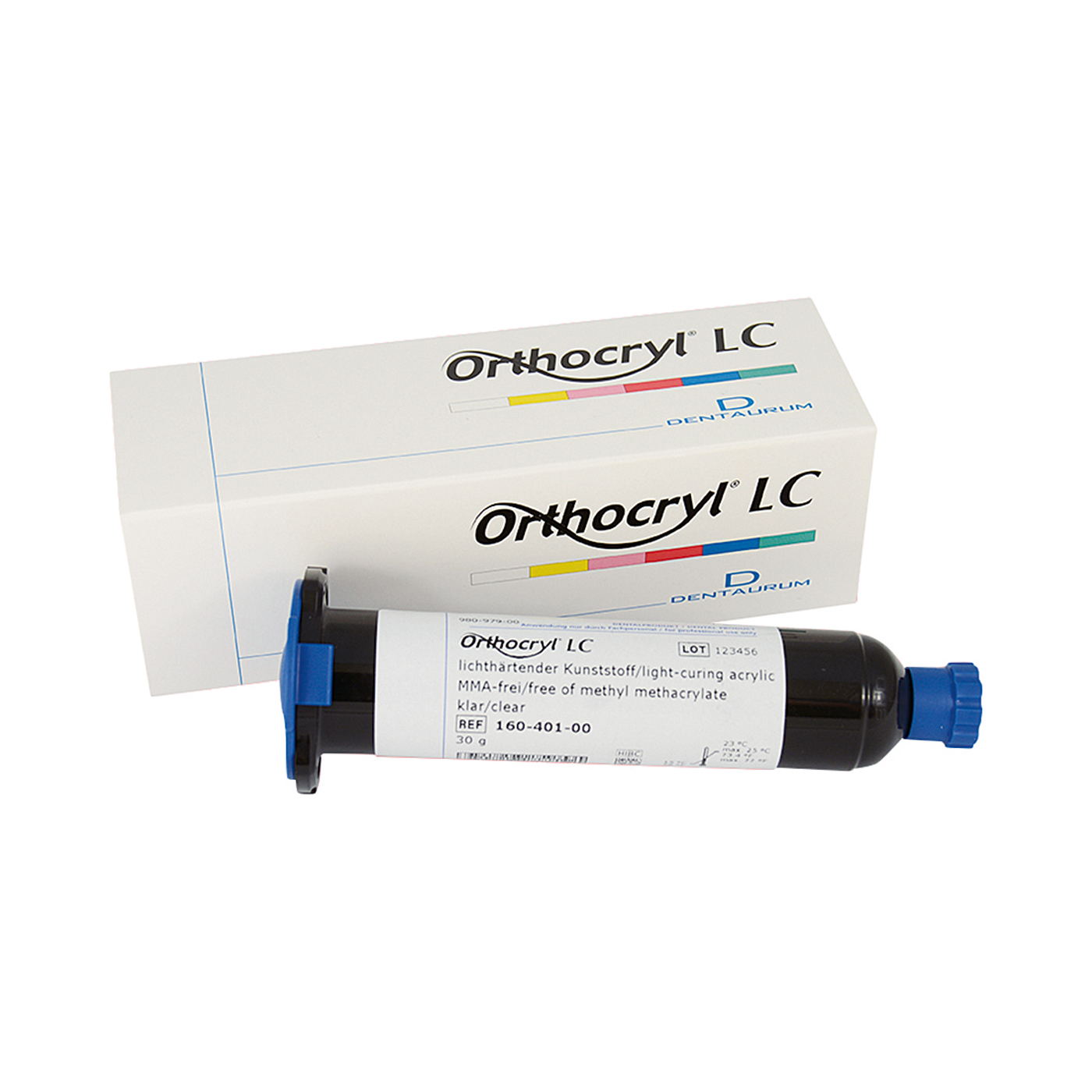 Dentaurum Orthocryl LC orthodontic resin, clear transparent