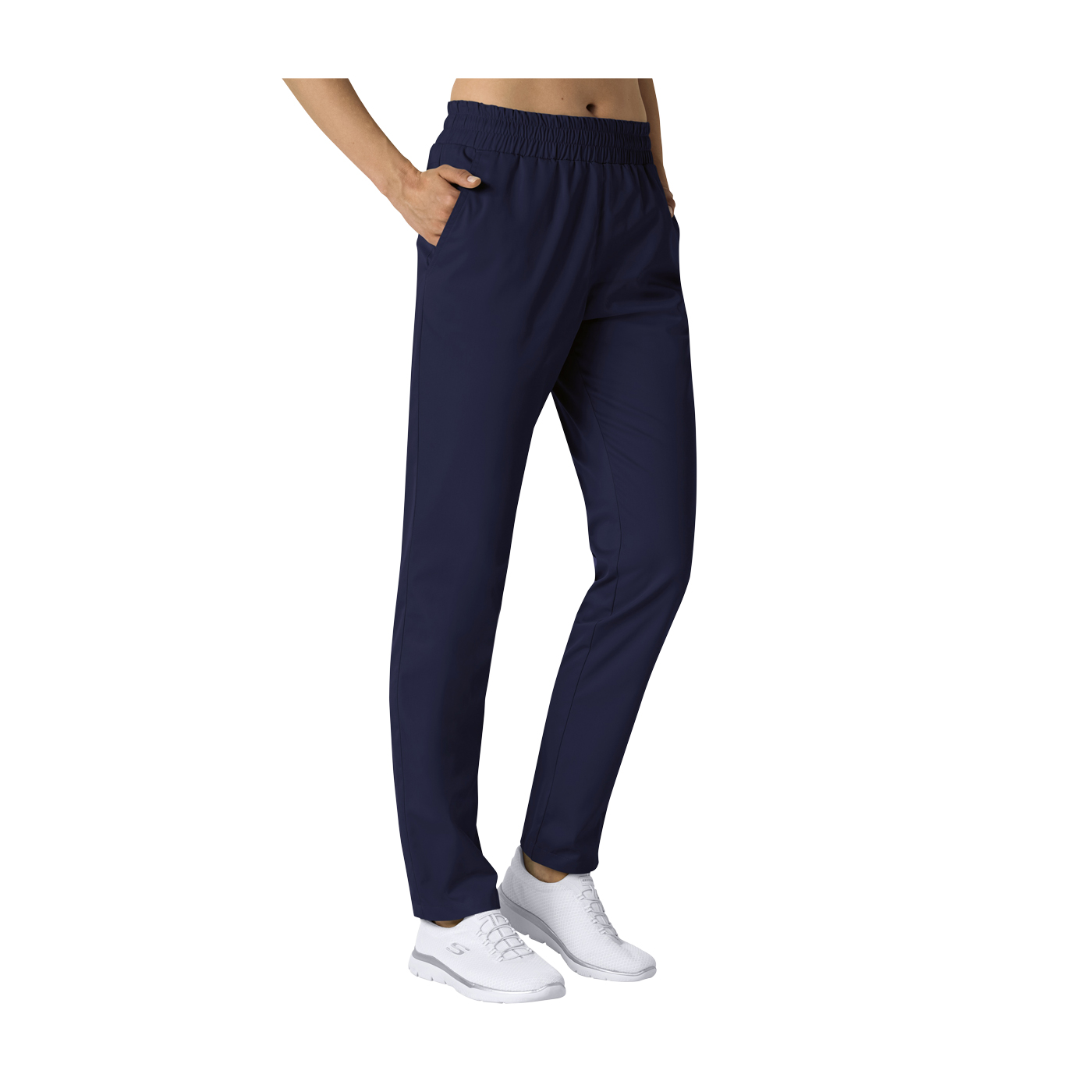 CLINIC DRESS Hose Rundgummibund Unisex, navy, L